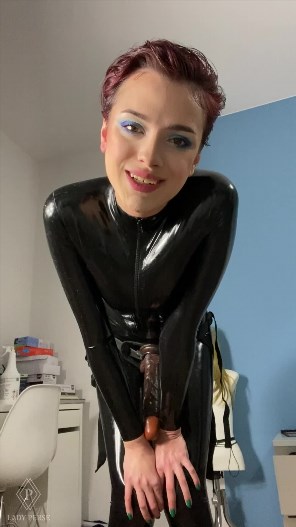 LADY PERSE - JOI By Your Mistress In Latex Catsuit